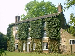 front view of hall farm